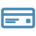 Icon representing a credit or debit card