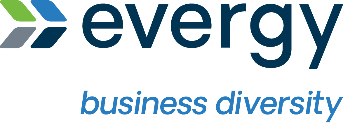 image of the Evergy business diversity text logo